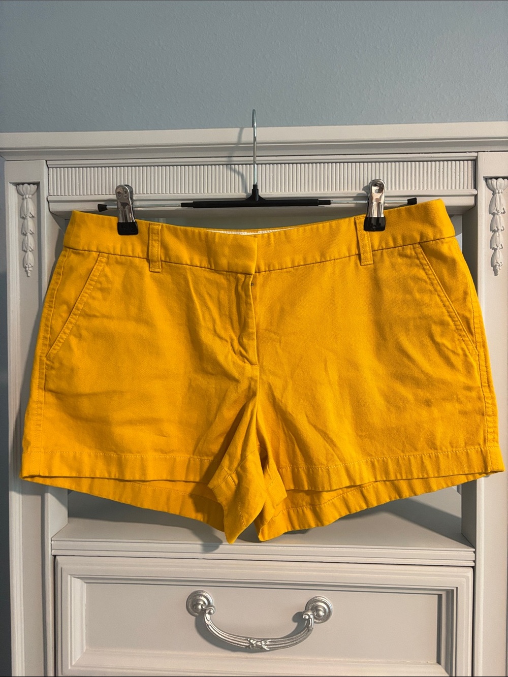 J. Crew Bright Yellow Women's Chino Shorts